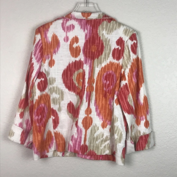 3 Sisters Womens Open Jacket 3S962 Journey Paisley - Picture 3 of 5